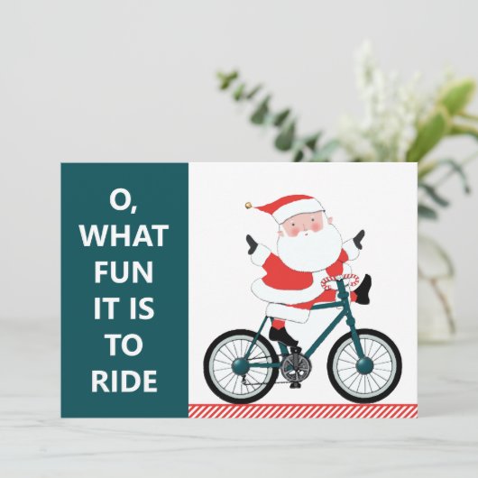 サイクリングクリスマスサイクリング シーズンカード (スタンド正面)