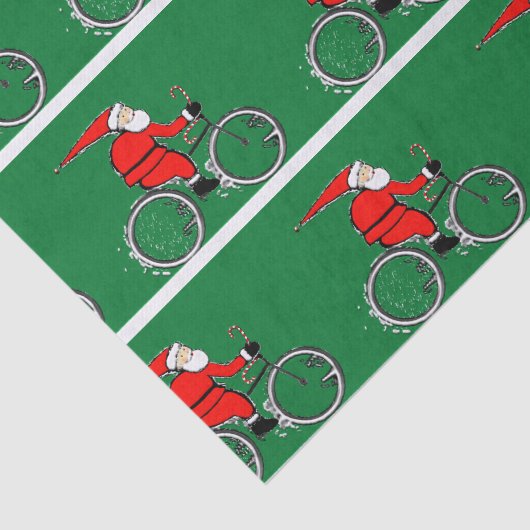 サイクリングクリスマスホリデーバイクもしくは自転車に乗る人ティッシュペーパー 薄葉紙 (詳細)