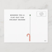 サイクリングクリスマスホリデーポストカード シーズンポストカード (裏面)