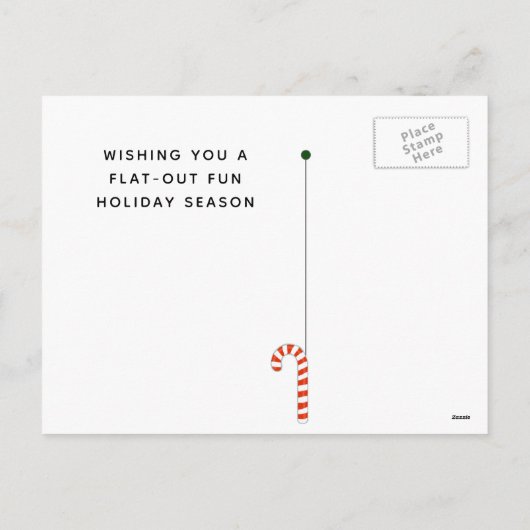 サイクリングクリスマスホリデーポストカード シーズンポストカード (裏面)