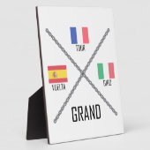 サイクリンググランドツアーズ フォトプラーク (側面)