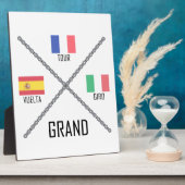 サイクリンググランドツアーズ フォトプラーク (側面)