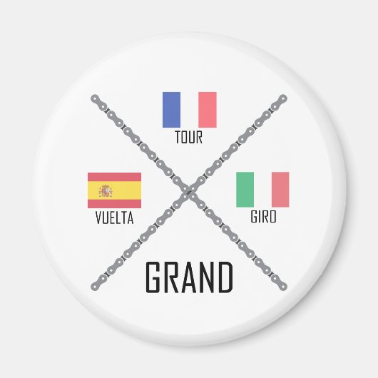 サイクリンググランドツアーズ マグネット (正面)