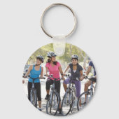 サイクリンググループ名前をカスタムすると写真 キーホルダー (裏面)