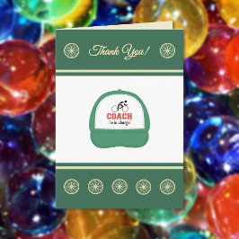 サイクリングコーチのサイクリストサンキューカード サンキューカード