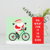 サイクリングサイクリスト・クリスマス シーズンカード (スタンド正面)