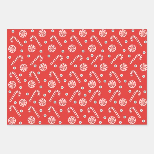 サイクリングサイクリスト・クリスマス ラッピングペーパーシート (正面2)