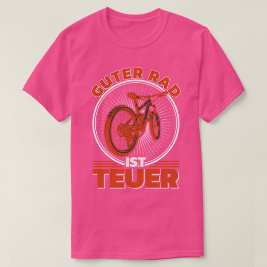 サイクリングサイクリングバイクもしくは自転車に乗る人マウンテンバイクレーシングバイク Tシャツ (デザイン正面)