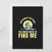 サイクリングサイクリングマウンテンサイクリングリタ退職したイアメント サンキューカード (正面)