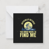 サイクリングサイクリングマウンテンサイクリングリタ退職したイアメント ノートカード (正面)