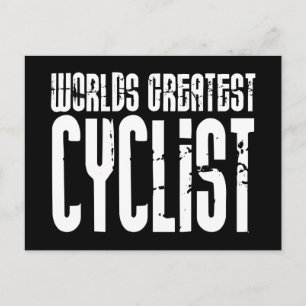 サイクリングサイクリング&サイクリスト世界最高のサイクリスト ポストカード