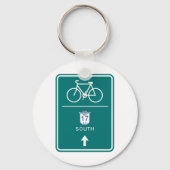 サイクリングサウスロードサイン キーホルダー (裏面)