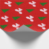 サイクリングサンタラッピング紙 ラッピングペーパー (角)