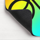 サイクリングシルエット マウスパッド (コーナー)