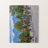 サイクリングスポーツレーシングジグソーパズル ジグソーパズル (縦)