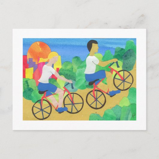 サイクリングセントラルパーク ポストカード (正面)