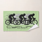 サイクリングデザインバスタオルセット バスタオルセット (ハンドタオル)