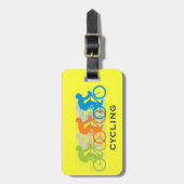 サイクリングデザインラゲッジタグ ラゲッジタグ (正面縦)