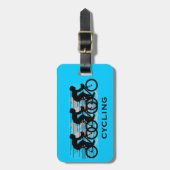 サイクリングデザインラゲッジタグ ラゲッジタグ (正面縦)