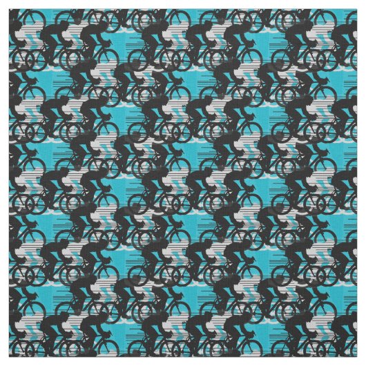 サイクリングデザイン布 ファブリック (見本)