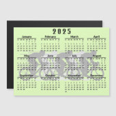 サイクリングデザイン2025カレンダー磁気カード (正面/裏面)