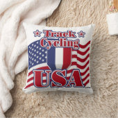 サイクリングトラックUSA クッション (ブランケット)