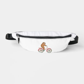サイクリングナマケモノ – 自転車に乗るかわいいナマケモノ ファニーパック