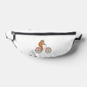 サイクリングナマケモノ – 自転車に乗るかわいいナマケモノ ファニーパック (レイダウン)