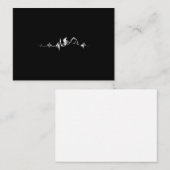 サイクリングハートビートレース自転車マウンテンバイク ノートカード (正面/裏面)