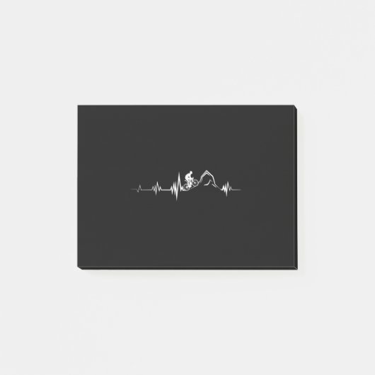 サイクリングハートビートレース自転車マウンテンバイク ポストイット (正面)