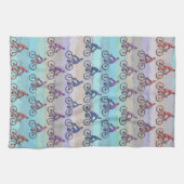 サイクリングパターン キッチンタオル (横)