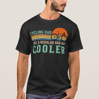 サイクリングパパおもしろい自転車愛好家ヴィンテージサン Tシャツ
