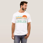 サイクリングパパおもしろい自転車愛好家ヴィンテージサン Tシャツ (正面フル)