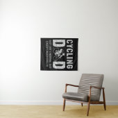 サイクリングパパプレゼント父親用サイクリングカッコいいパパ タペストリー (インサイチュ(横))