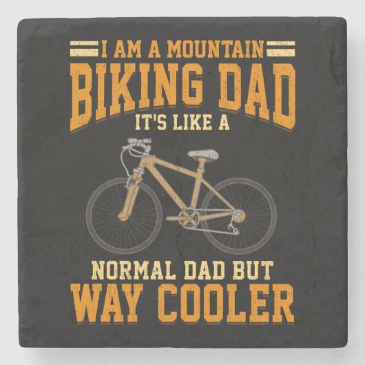 サイクリングパパマウンテンバイクもしくは自転車に乗る人それは通常のようである ストーンコースター (正面)