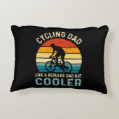 サイクリングパパ |サイクリスト |嚢胞学者 |アドベンチャー アクセントクッション (裏面)