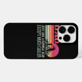 サイクリングパパ 自転車 iPhoneケース (裏面横)