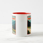 サイクリングビート作業 ツートーンマグカップ (中央)