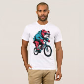 サイクリングブルドッグ Tシャツ (正面フル)