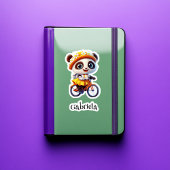 サイクリングベアパーソナライズされたビニールのシール シール