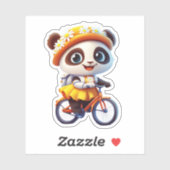 サイクリングベアビニールシール シール (シート)