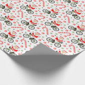 サイクリングホリデーギフトラッピング紙 ラッピングペーパー (角)