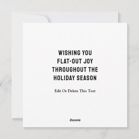 サイクリングホリデーサイクリストのクリスマスカード シーズンカード (裏面)