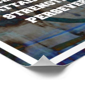 サイクリングポスター引用文コラージュ5-8 ポスター (角)