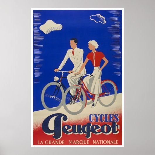 サイクリングポスター 自転車プリント 自転車アート ポスター (正面)