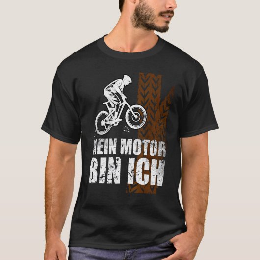 サイクリングマイモータービンIchはEバイクCを必要としない Tシャツ (正面)