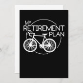 サイクリングマイリタイアプランサイクリングライディングアバイク ノートカード (正面/裏面)