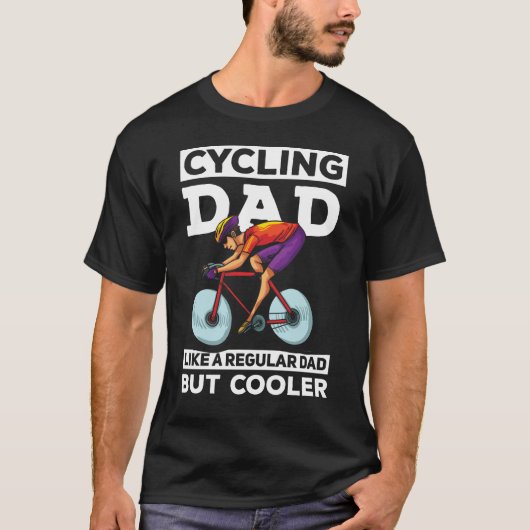 サイクリングマウンテンバイクおもしろい自転車サイクリングMTB Tシャツ (正面)