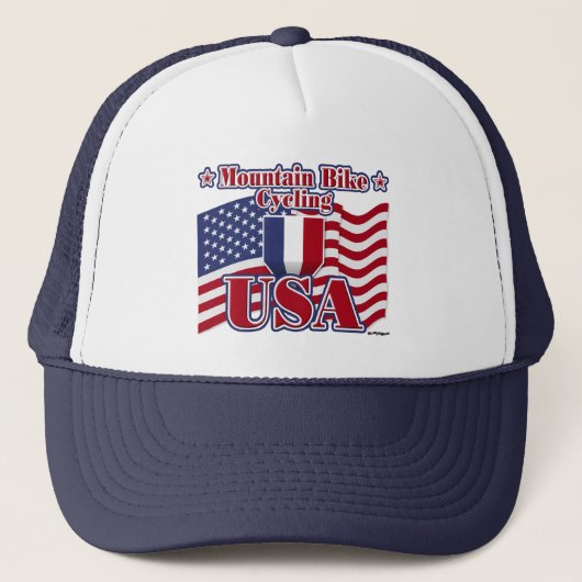 サイクリングマウンテンバイクUSA キャップ (正面)