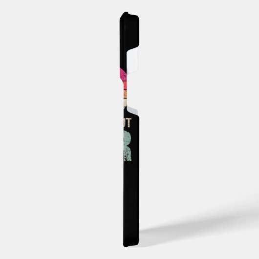 サイクリングマムは通常のマムのようにクールしかT-Sh iPhoneケース (左側面)